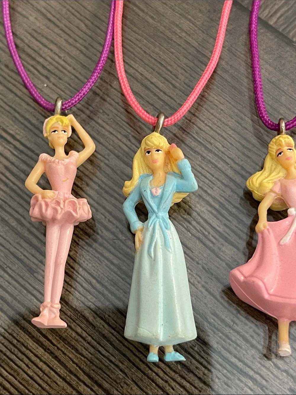 Tara Toys Barbie Party Favors 2000 Figurine Pendants or Necklaces Birthday
